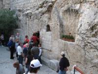 Besichtigung des Gartengrabes in Jerusalem