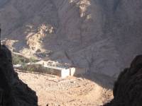 Blick vom Mosesberg auf das Katharinenkloster